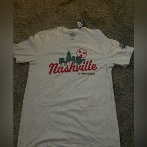 IndyCar Gray Nashville Music City Grand Prix  Graphic T-Shirt NWT Size Large